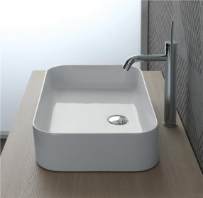 lavabo cm 60x48 appoggio o parete slim